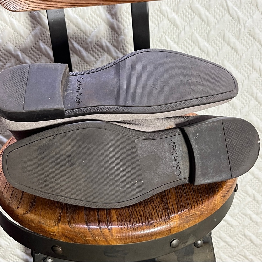 Calvin Klein Gray Suede Boots - Picture 5 of 8
